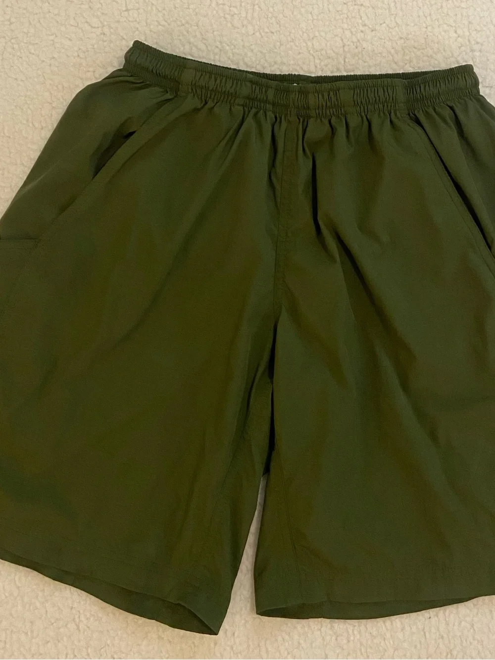 Patagonia Ultra Shorts Mens M Olive Lightweight Hiking Swim Trunks Outdoor Lined